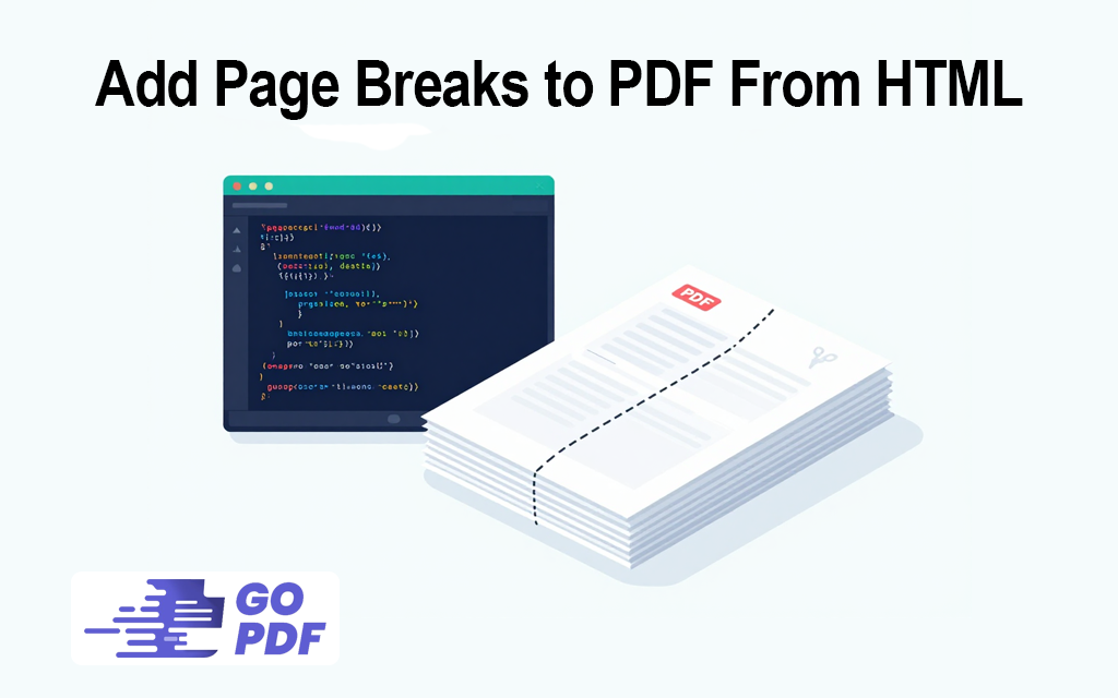Add Page Breaks to PDF From HTML