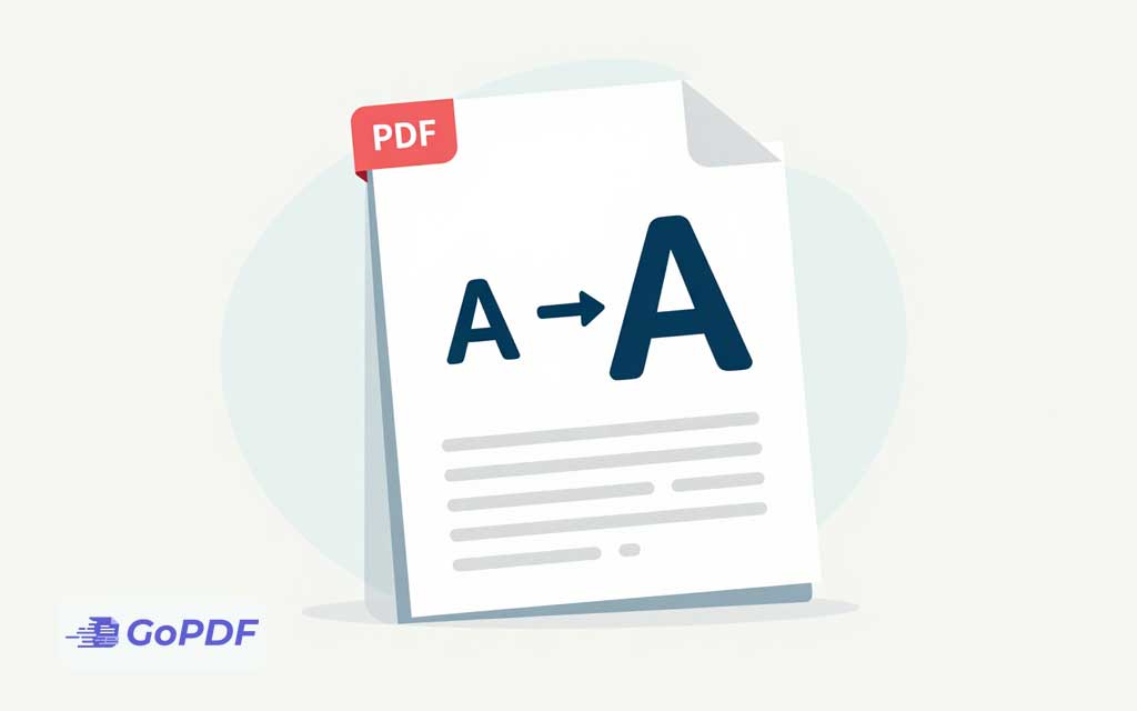 Change PDF Font Size