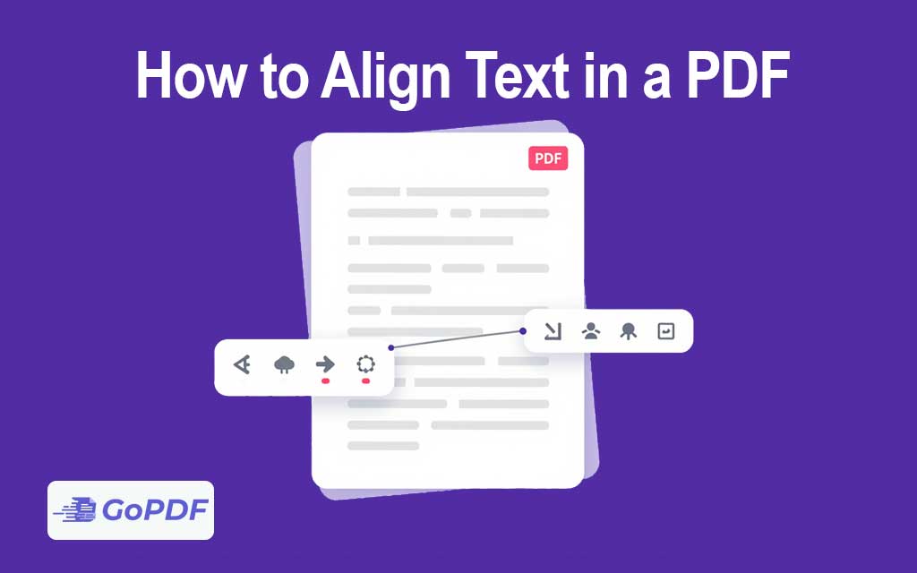 How to Align Text in a PDF