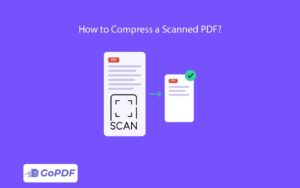 How to Compress a Scanned PDF