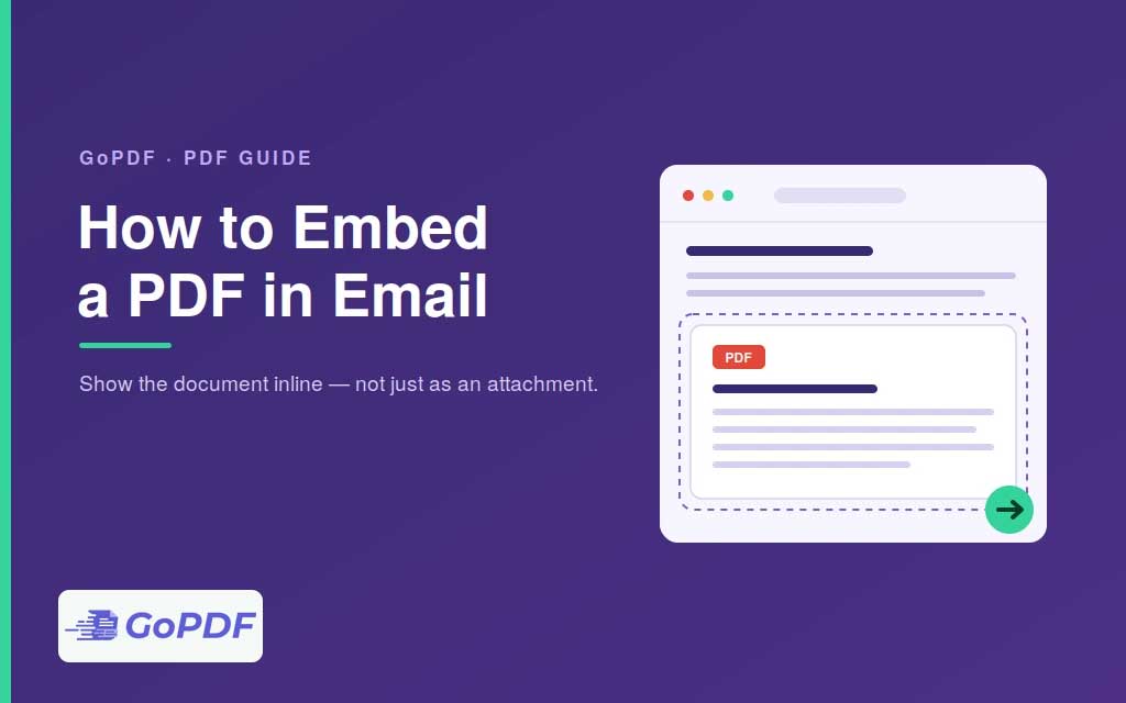 How to Embed a PDF in Email