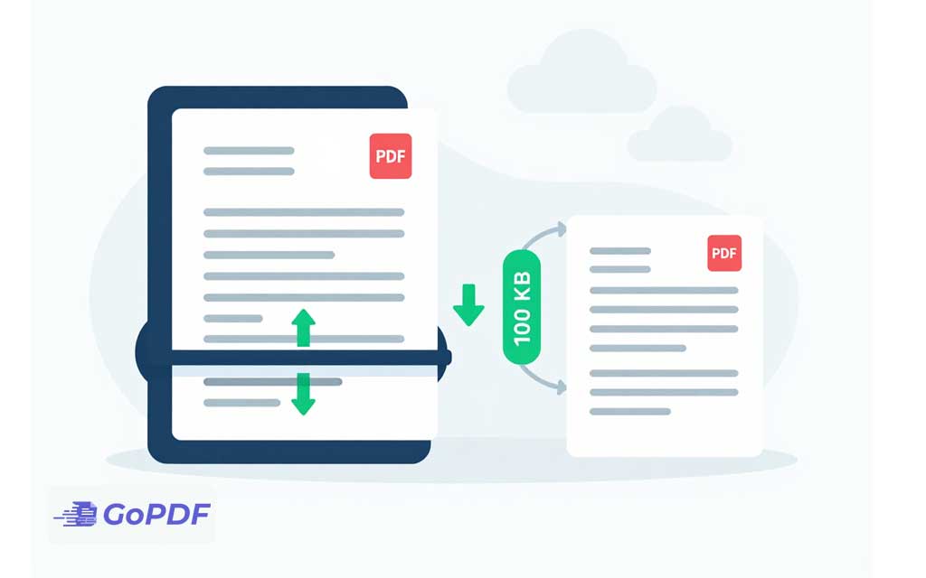 How to Reduce PDF File Size Below 100 KB Online