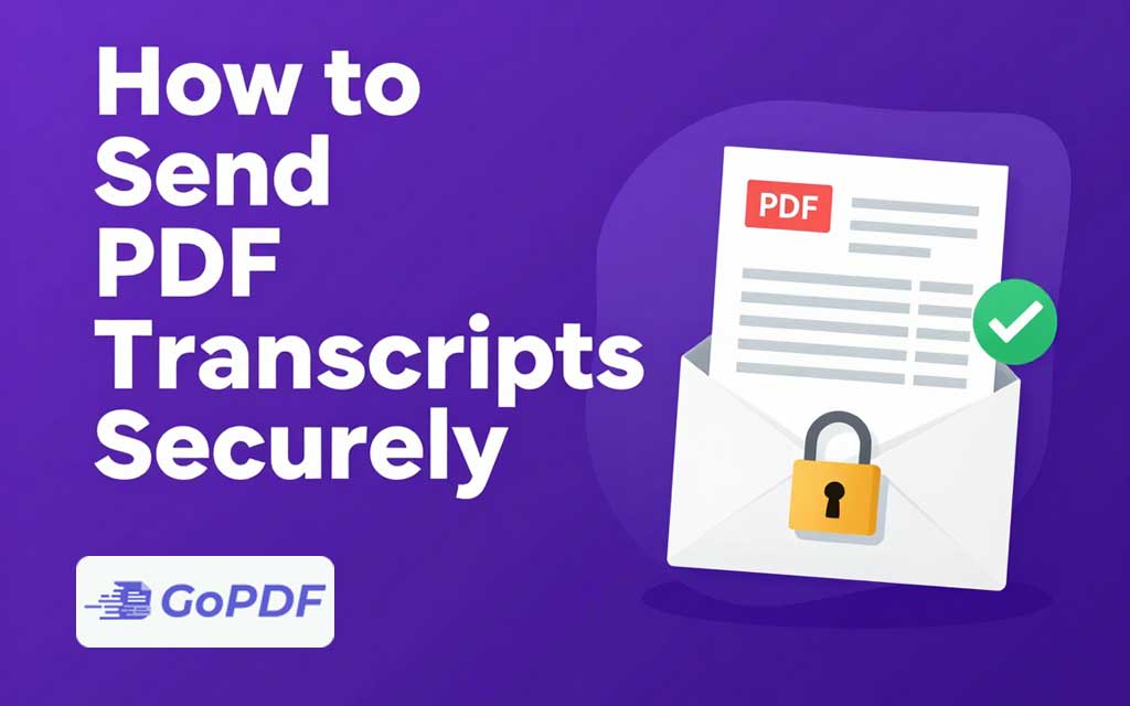 How to Send PDF Transcripts Securely