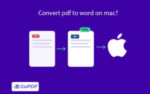 convert pdf to word on mac via gopdf