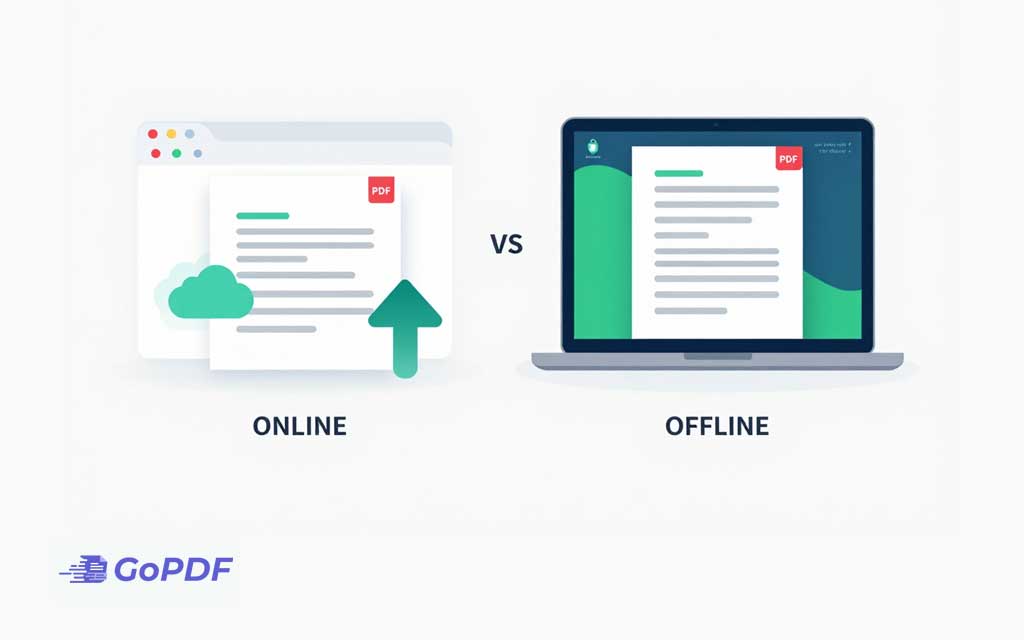 Online vs. Offline PDF Editing