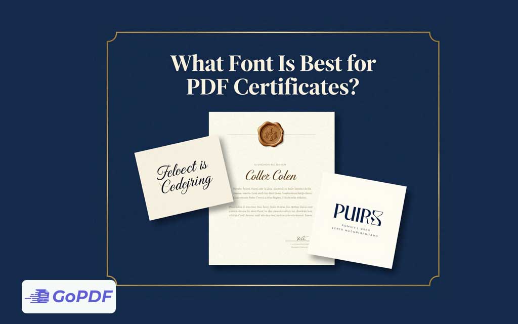What Font Is Best for PDF Certificates?