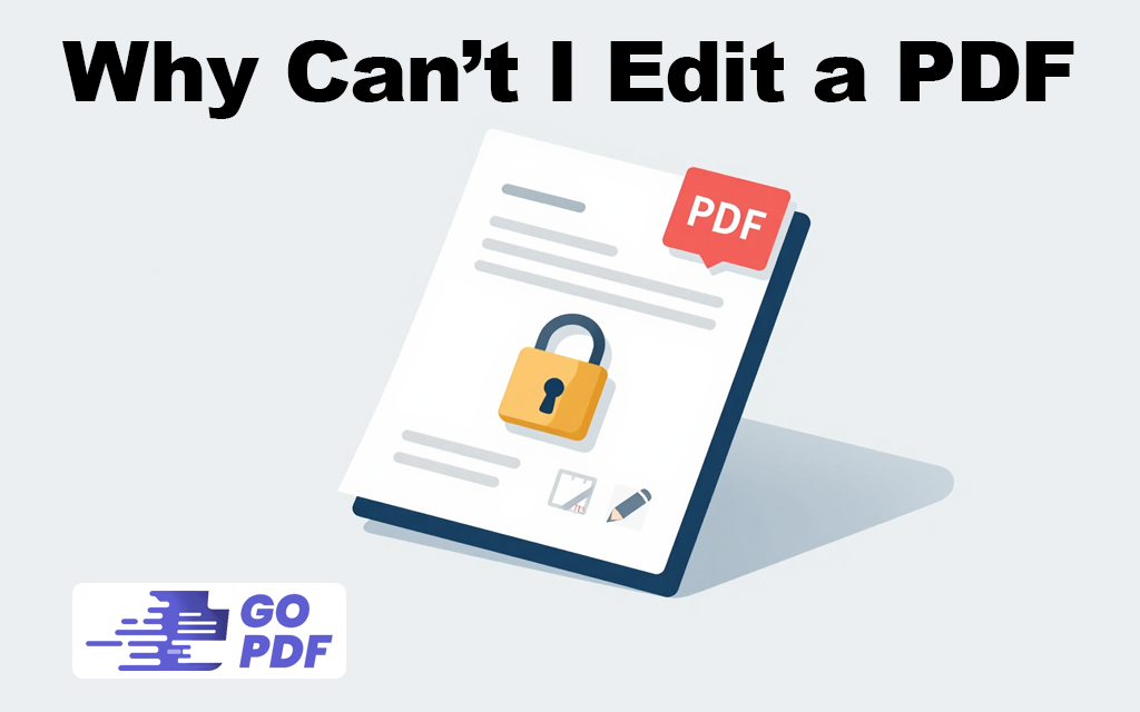 Why Can’t I Edit a PDF