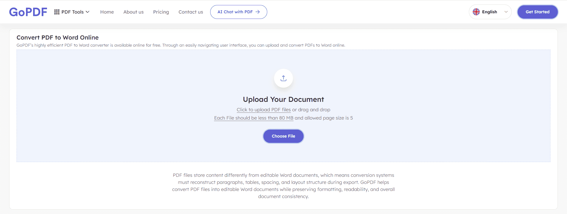 convert pdf to word on mac via gopdf
