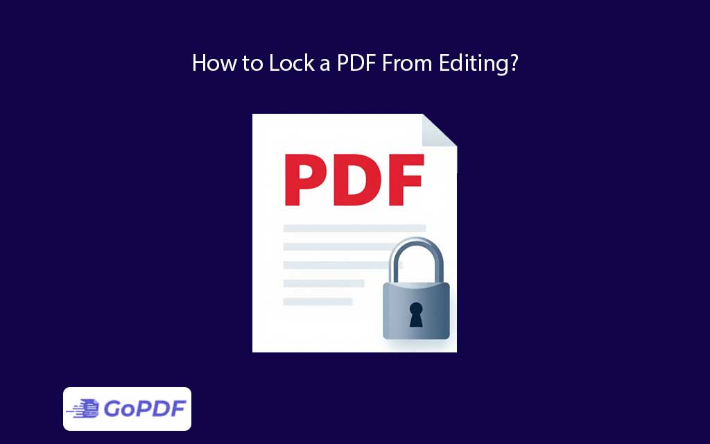 How to Lock a PDF From Editing?
